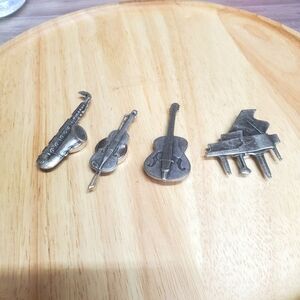 Vintage Instruments Clothing Button Covers Music Teacher Classic